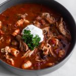 Spicy Black Bean Chicken & Shrimp Stew