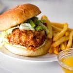 Honey butter chicken sandwich