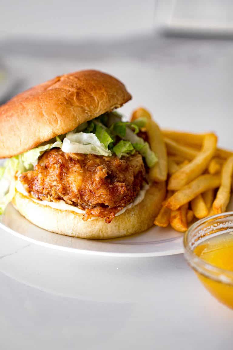 Honey butter chicken sandwich