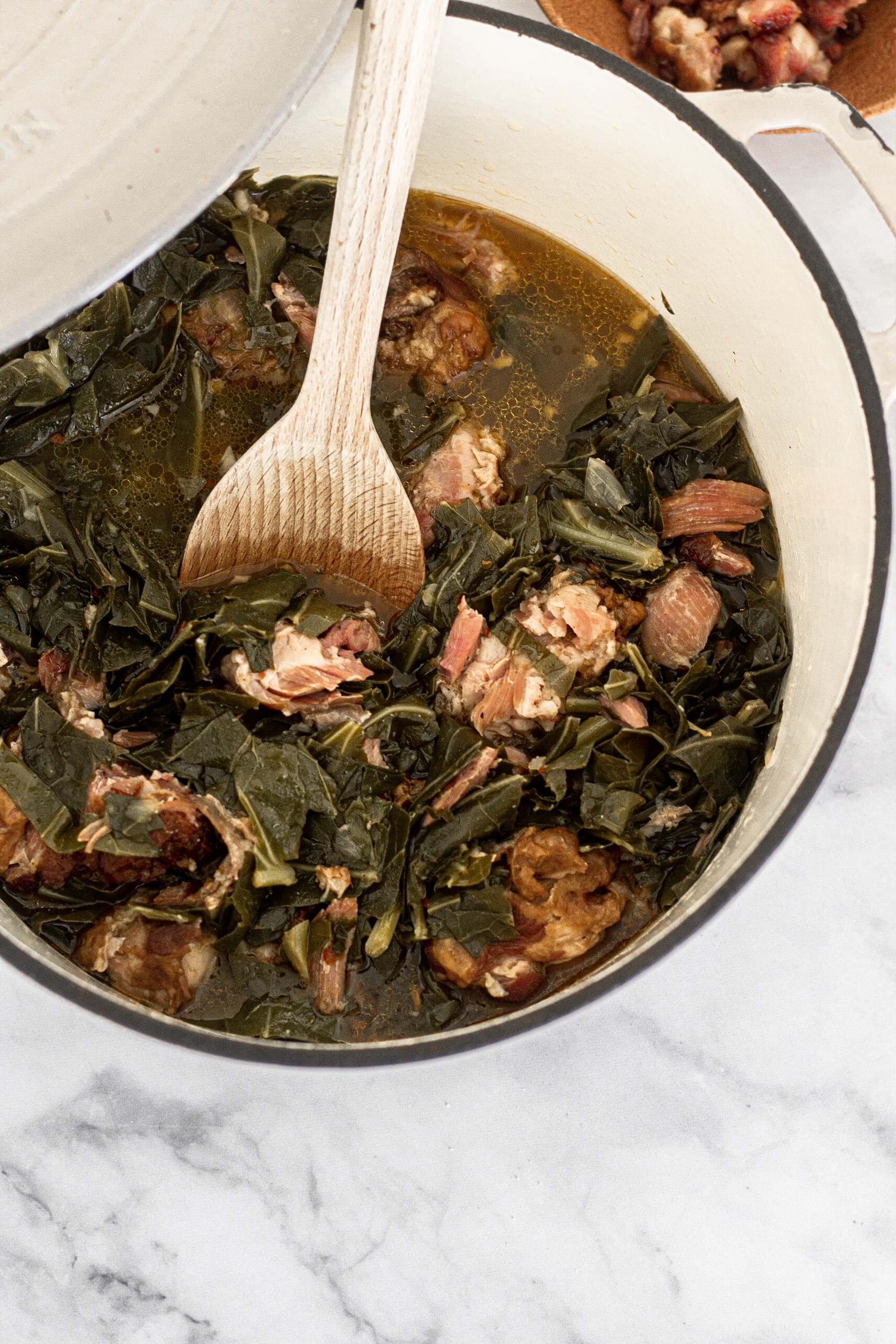 Collard greens with smoked turkey