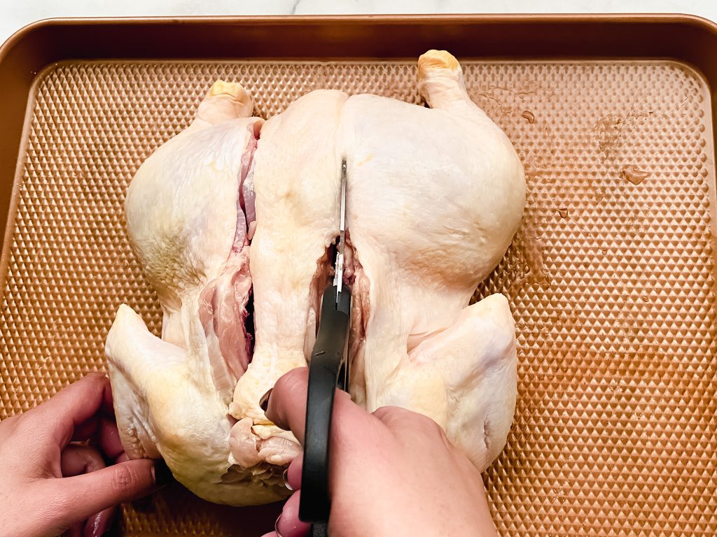 Spatchcocked (Butterflied) Roasted Chicken