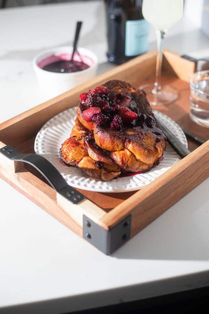 Mascarpone Stuffed French Toast