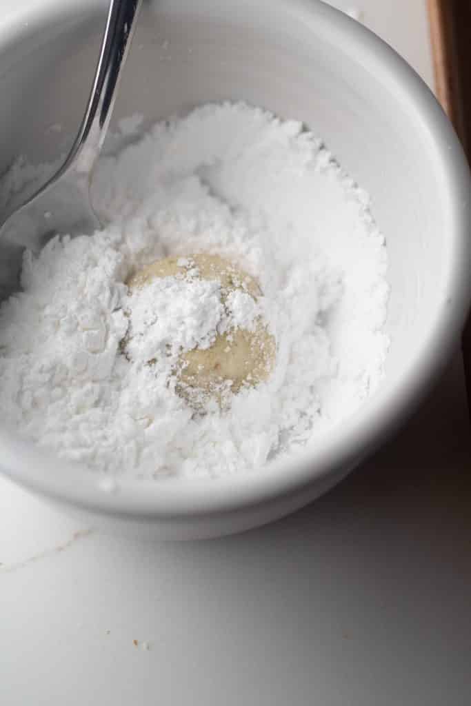 Pistachio snowball cookies