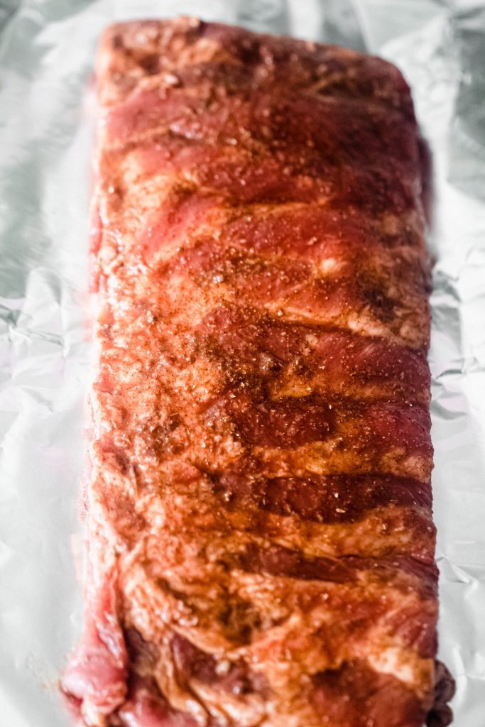 Oven baked barbecue ribs