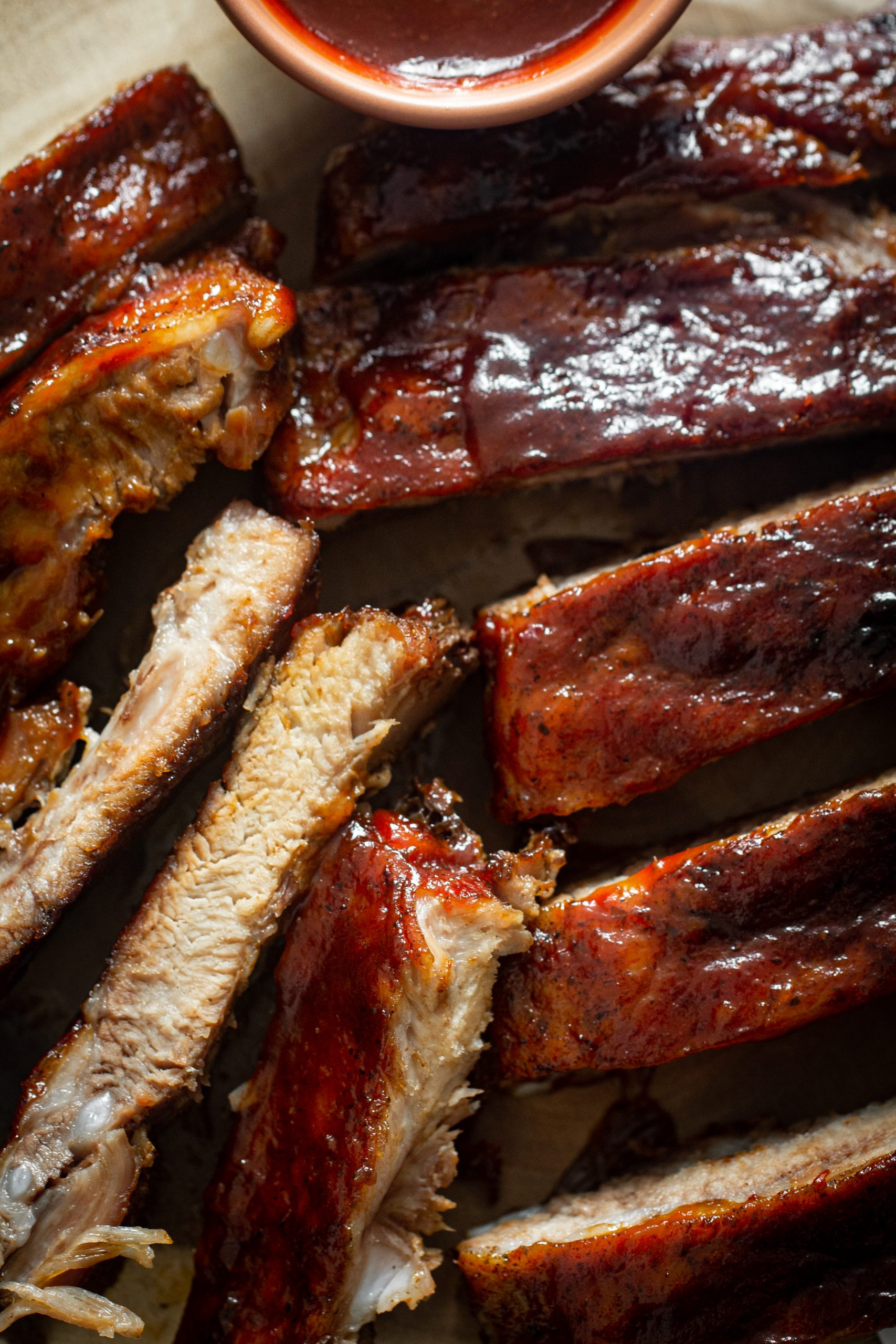 Oven baked barbecue ribs