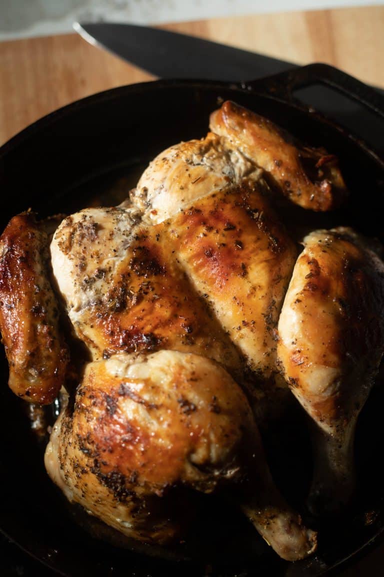 Spatchcocked (Butterflied) Roast Chicken
