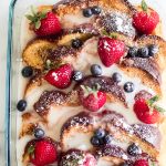 Overnight Rumchata Challah French Toast